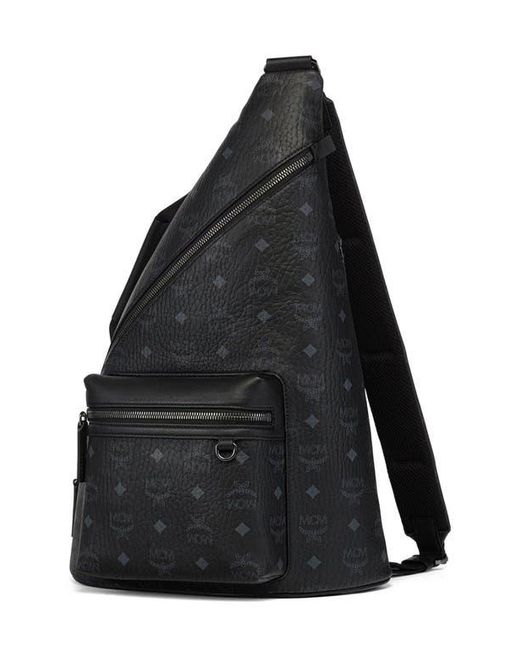 MCM Black Medium Aren Sling for men