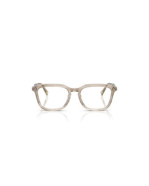 Brunello Cucinelli Metallic 53Mm Rectangle Optical Glasses