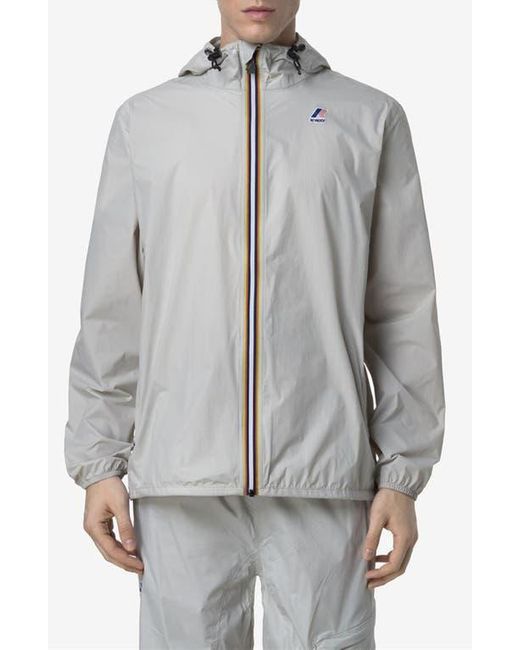 K-Way Gray Le Vrai 4.0 Claude Water Repellent Jacket