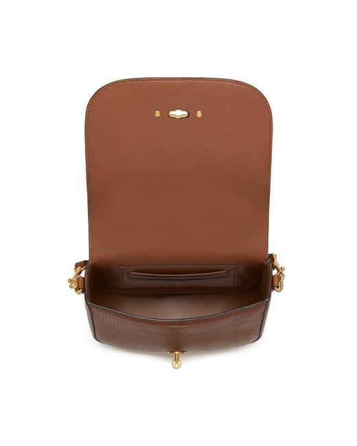 Mulberry Brown Small Darley Leather Crossbody Bag