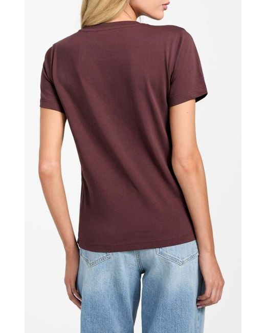 Guess Purple Krystal Triangle Embellished Graphic T-Shirt