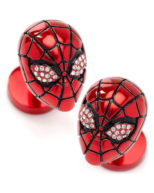 Cufflinks Inc. Red 3D Spider- Cuff Links for men
