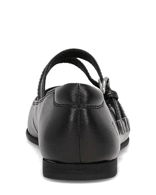 Frye Black Carson Mary Jane Flat