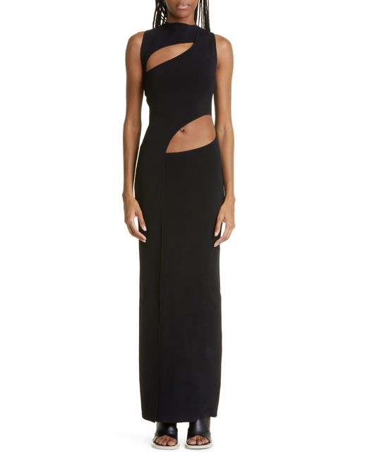 Sir. The Label Nadja Cutout Sleeveless Dress in Black | Lyst