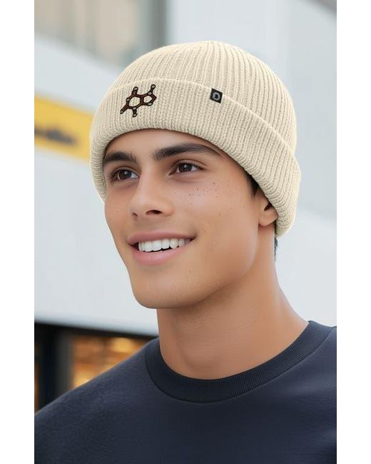 Alix Blue Molecule Beanie for men