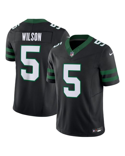 Nike Green Garrett Wilson Legacy Black New York Jets Alternate Vapor F. U.s. E. Limited Jersey At Nordstrom for men