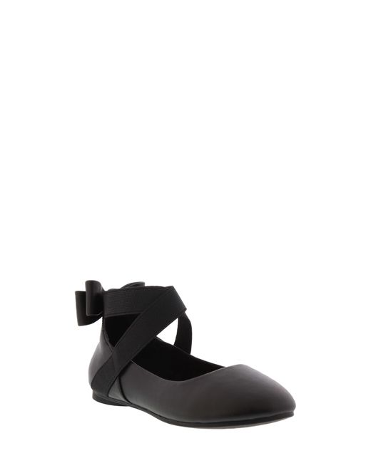 Cole Strappy Ballet Flat in Black Lyst
