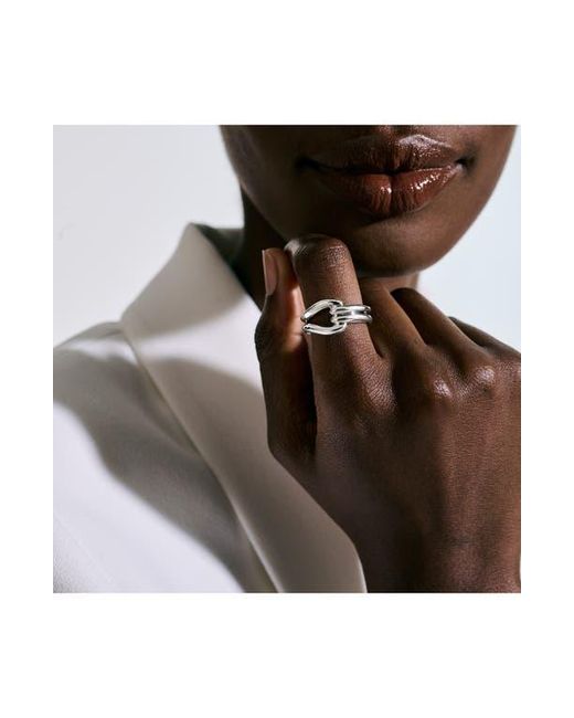 John Hardy Metallic Surf Link Ring