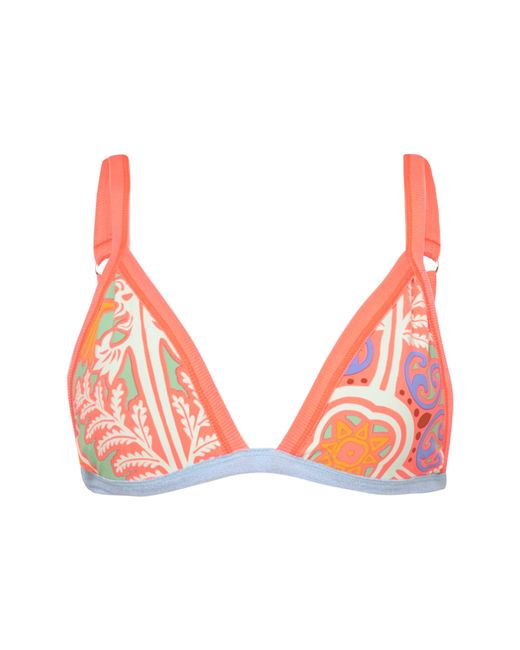 Maaji Orange Amber Rewind Reversible Bikini Top At Nordstrom