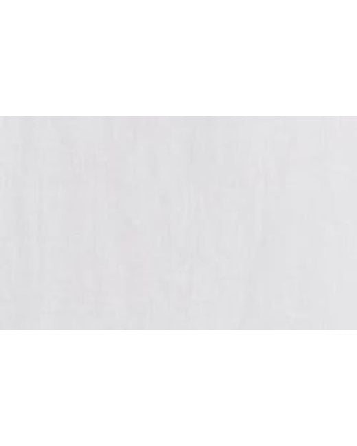 Polo Ralph Lauren White Solid Linen Button-Down Shirt for men