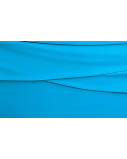 La Blanca Island Goddess Overlap Bikini Bottoms in Blue Lyst