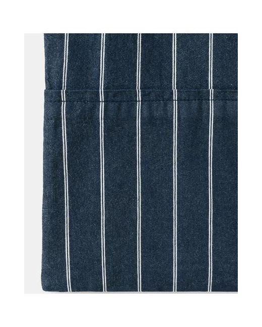 Mango Blue Stripe Drawstring Pants