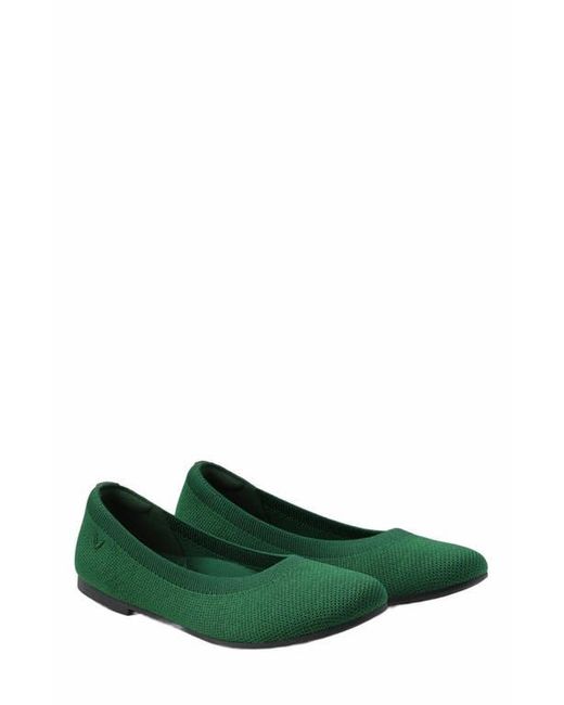 VIVAIA Green Round-Toe Flats