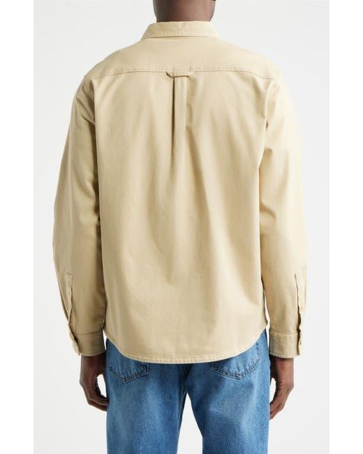 Pendleton Natural Cotton Stretch Twill Work Shirt for men