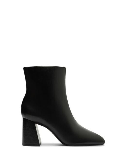 SCHUTZ SHOES Black Leia Square Toe Boot