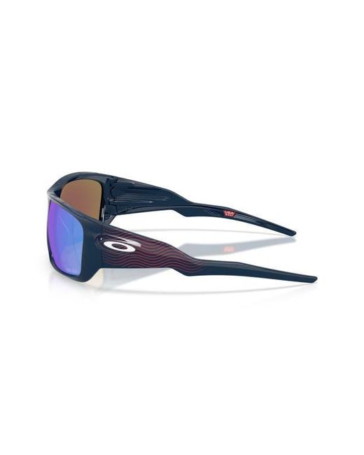 Oakley Blue Masseter 60Mm Rectangle Sunglasses for men