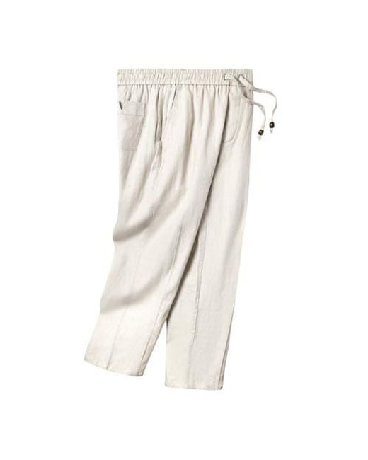 Tombolo White Easy-Going Pants