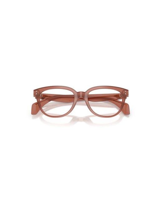 Moncler Pink 50Mm Rectangle Optical Glasses