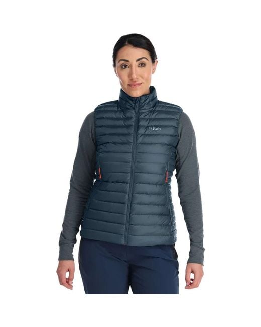 Rab Blue Microlight Down Vest