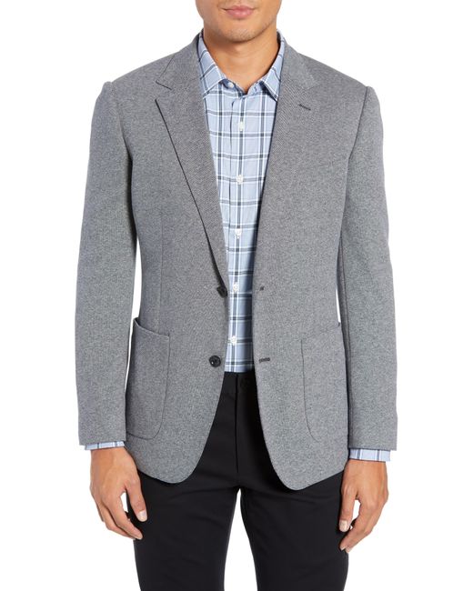 Bonobos Jetsetter Slim Fit Knit Cotton Sport Coat in Gray for Men Lyst