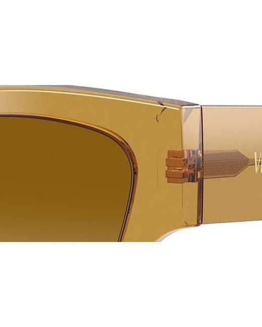 Versace Natural 53Mm Cat Eye Sunglasses