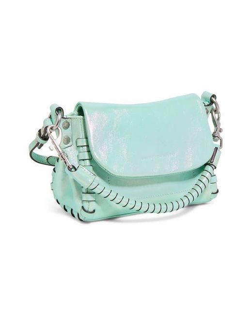 Aimee Kestenberg Green Mini Zen Leather Crossbody Bag