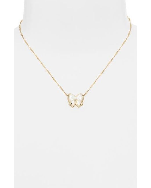 Kendra Scott Metallic Haley Bow Pendant Necklace