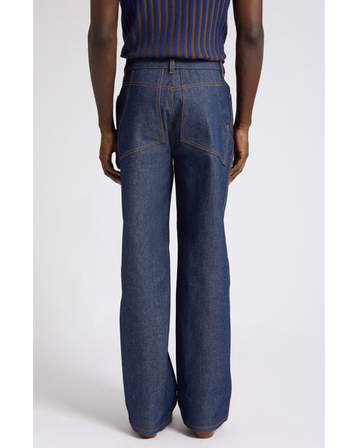 ❤たかみ❤ eckhaus latta blue wide leg jeans - yankedesignstc.com