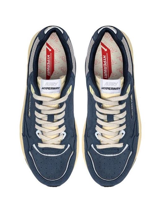 Autry Blue Hyperway Low Sneaker for men