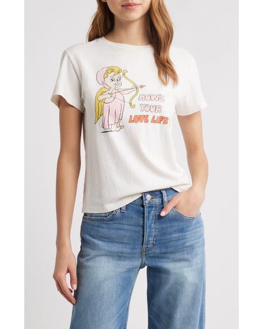 “RE DONE” love Life Classic Tシャツ VintageWhite ReDone Love Life Classic Tee - Vintage White – Kith