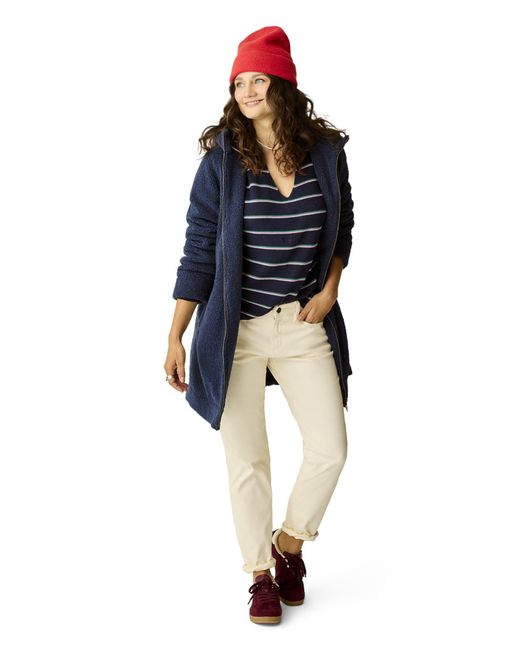 Carve Designs Blue Indy Boucle Jacket