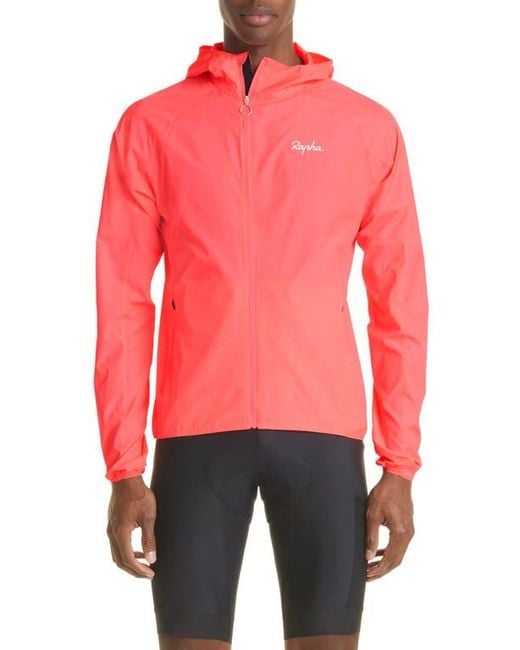 Rapha Red Commuter Lightweight Packable Hooded Jacket for men