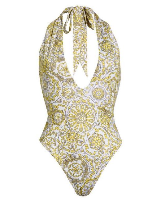 Ramy Brook Multicolor Lorela Halter One-Piece Swimsuit