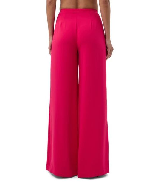 Trina Turk Pink Long Weekend Wide Leg Pant
