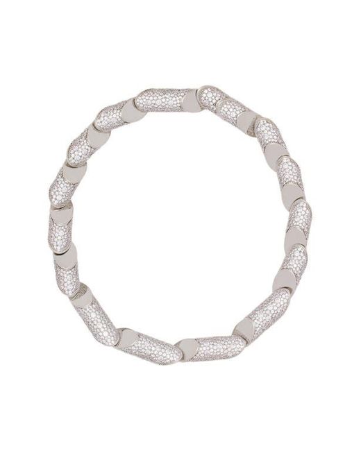 Lanvin Metallic Haute Séquence Rhinestone Necklace