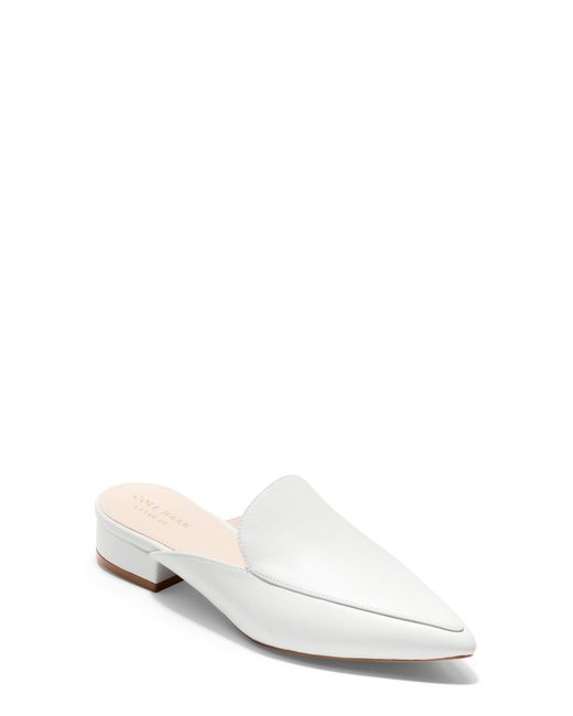 Cole Haan Piper Loafer Mule in White | Lyst
