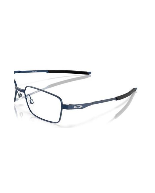Oakley Blue 55Mm Rectangle Optical Glasses for men