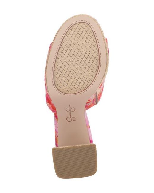 Jessica Simpson Pink Kameena Platform Wedge Sandal