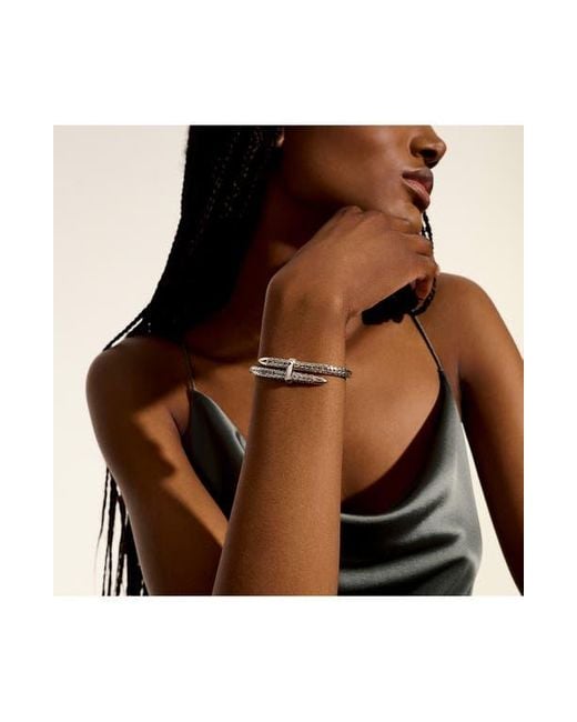 John Hardy Metallic Spear Flex Cuff, Sterling for men