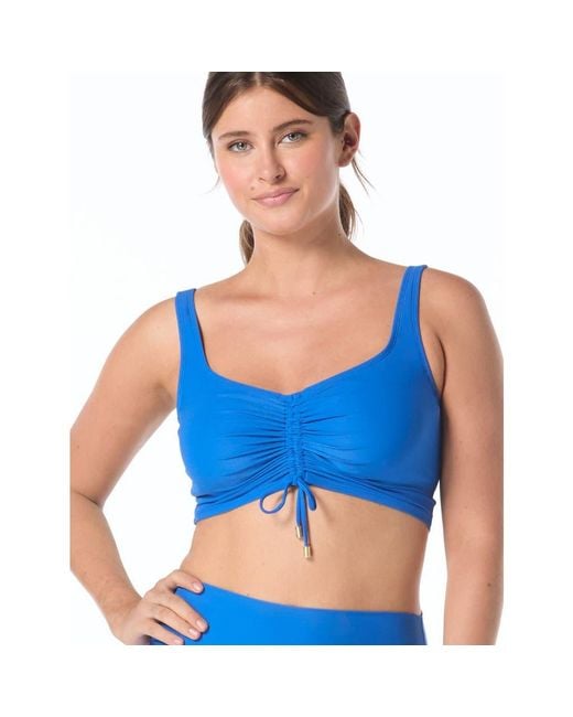 Coco Reef Blue Elevate Bikini Top