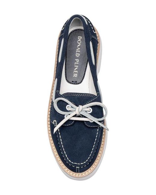 Donald J Pliner Blue Lillith Boat Shoe
