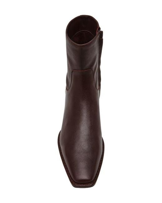 Steve Madden Brown Define Block Heel Bootie