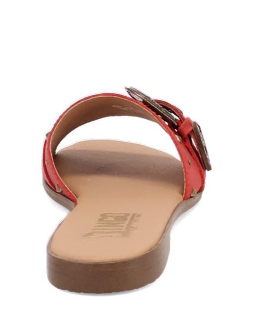 Dingo Red Lariat Slide Sandal