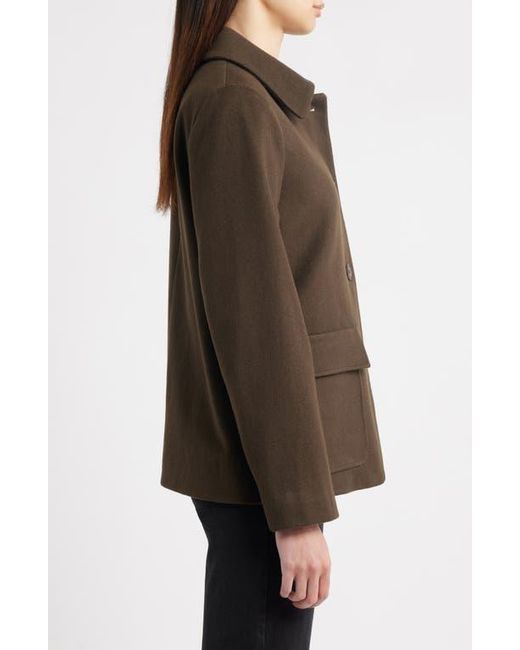 Fleurette Brown Dylan Wool Barn Jacket