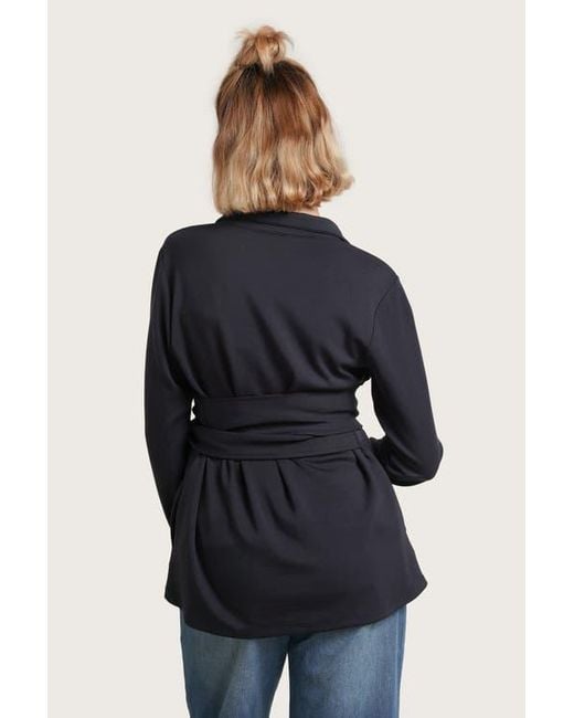 Nom Maternity Blue Elevated Maternity & Nursing Jacket