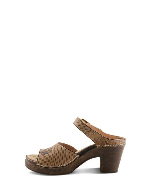 Spring Step Brown Japhette Platform Sandal
