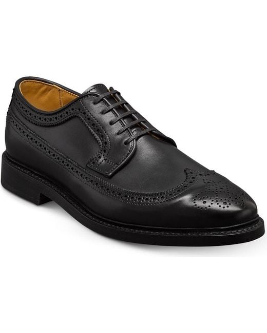 Allen Edmonds Black Mason Reserve Wingtip Derby Dress Shoe for men