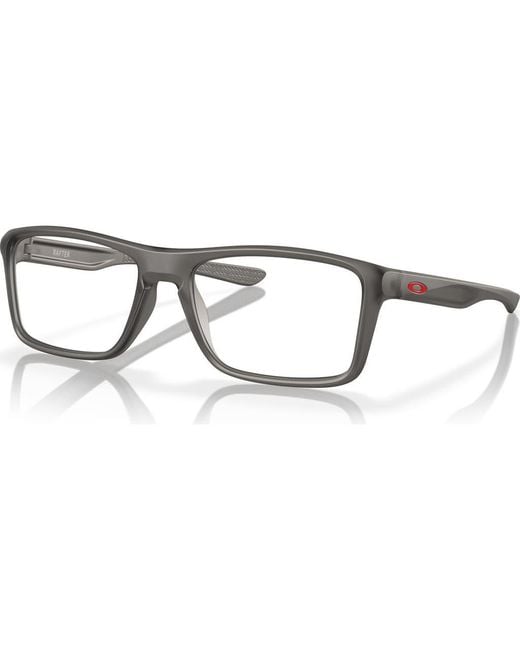Oakley Metallic 55Mm Rectangle Optical Glasses for men