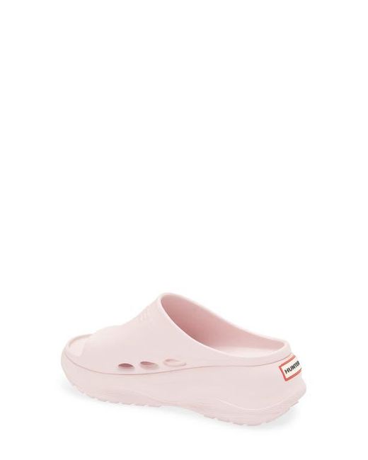 Hunter Pink Haddie Platform Slide Sandal