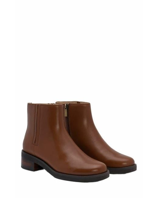 ABEO Brown Traverse Ankle Bootie
